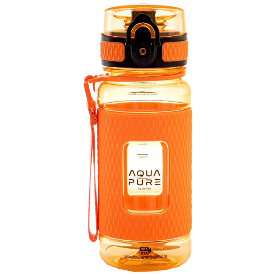 Bidon na wodę AQUA PURE neon orange 400ml 511023008 ASTRA