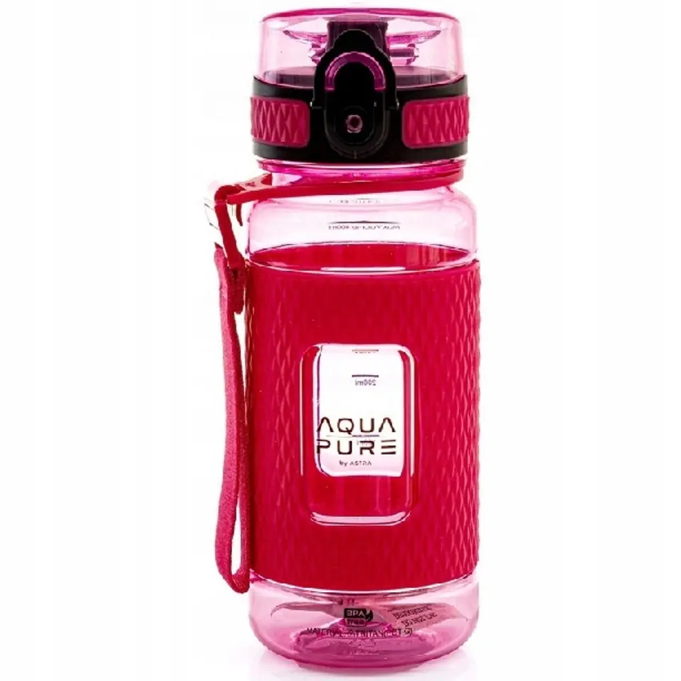 Bidon AQUA PURE neon pink 400ml 511023007 ASTRA