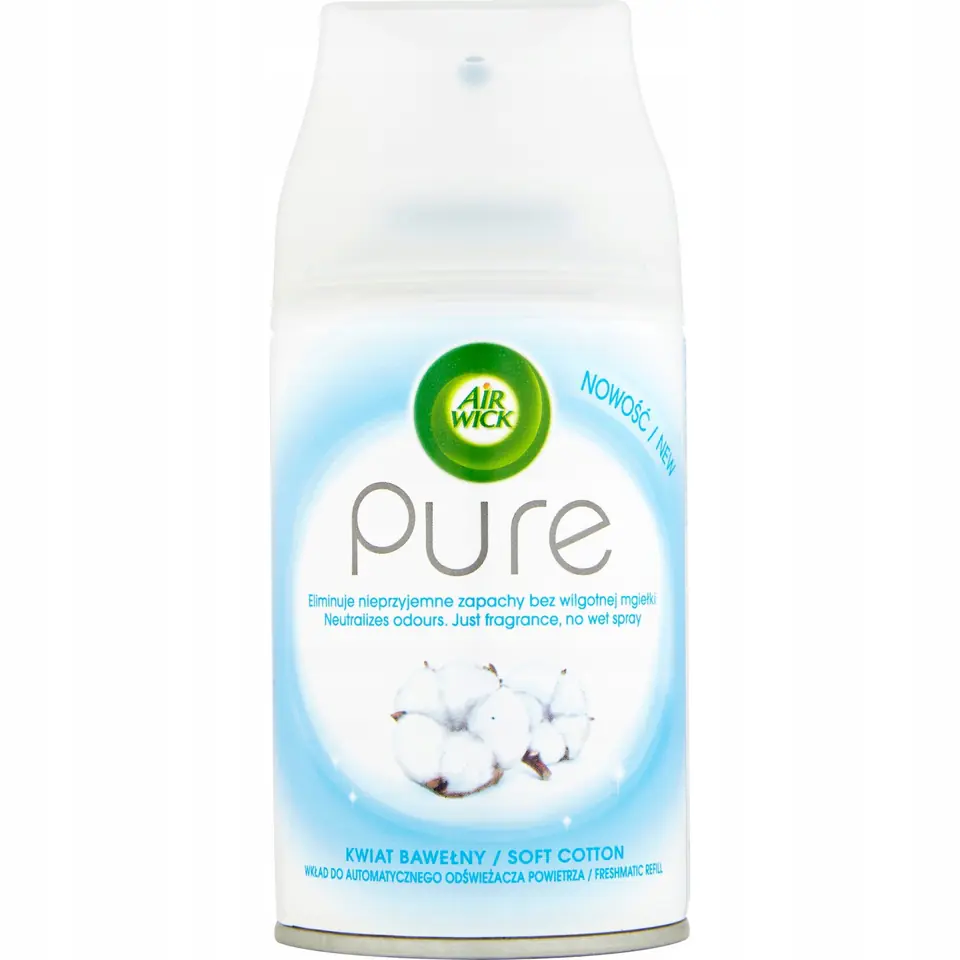 Wkład do odświeżacza AIR WICK Freshmatic 250ml Kwiat Bawełny PURE