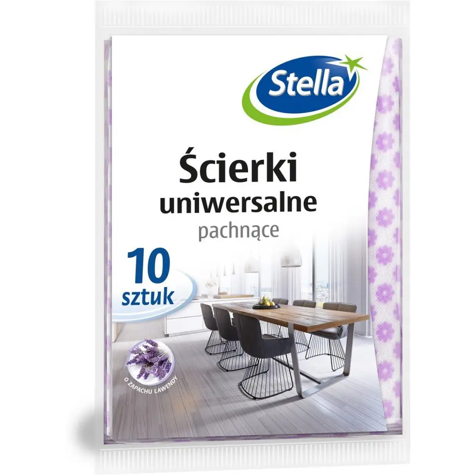 Ściereczki uniwersalne o zapachu lavendy(10)ST1-PS-5571 STELLA