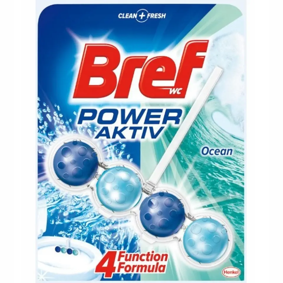 Zawieszka WC BREF POWER AKTIV 50g kulki Ocean 625227