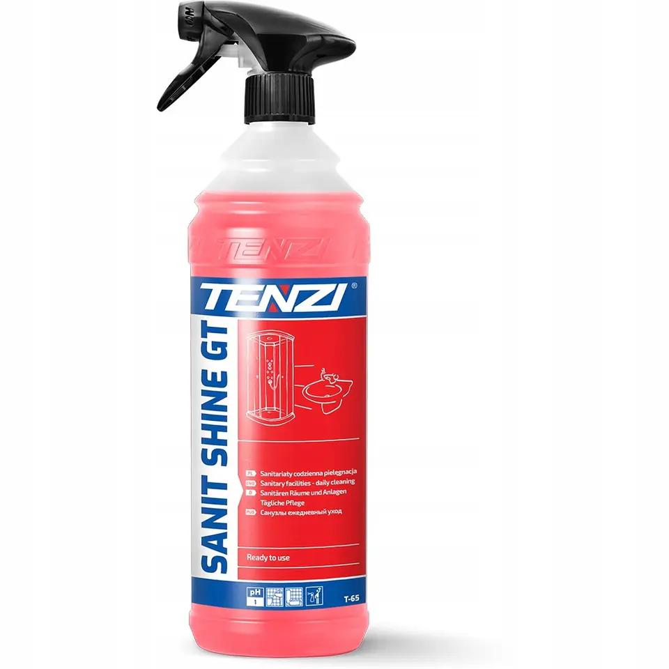 Płyn TENZI SANIT SHINE GT do mycia sanitariatów 1l. (T-65/001)