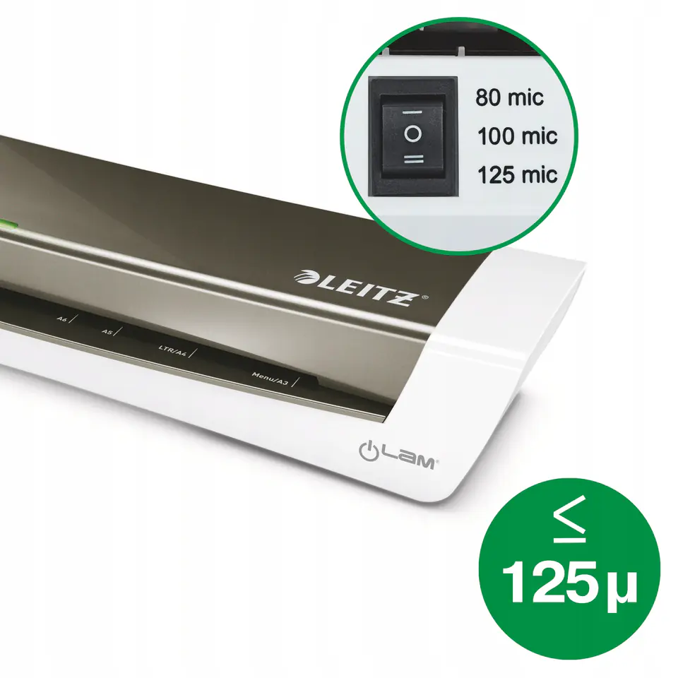 Laminator iLam Home OFFICE A3 szary 74400089 LEITZ