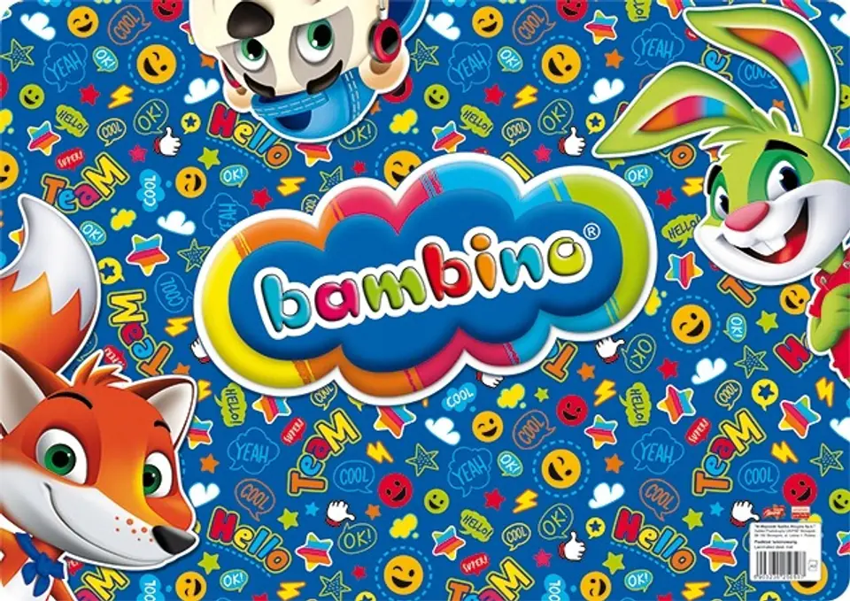 Podkładka laminowana na biurko A3 do prac plastycznych BAMBINO St.Majewski