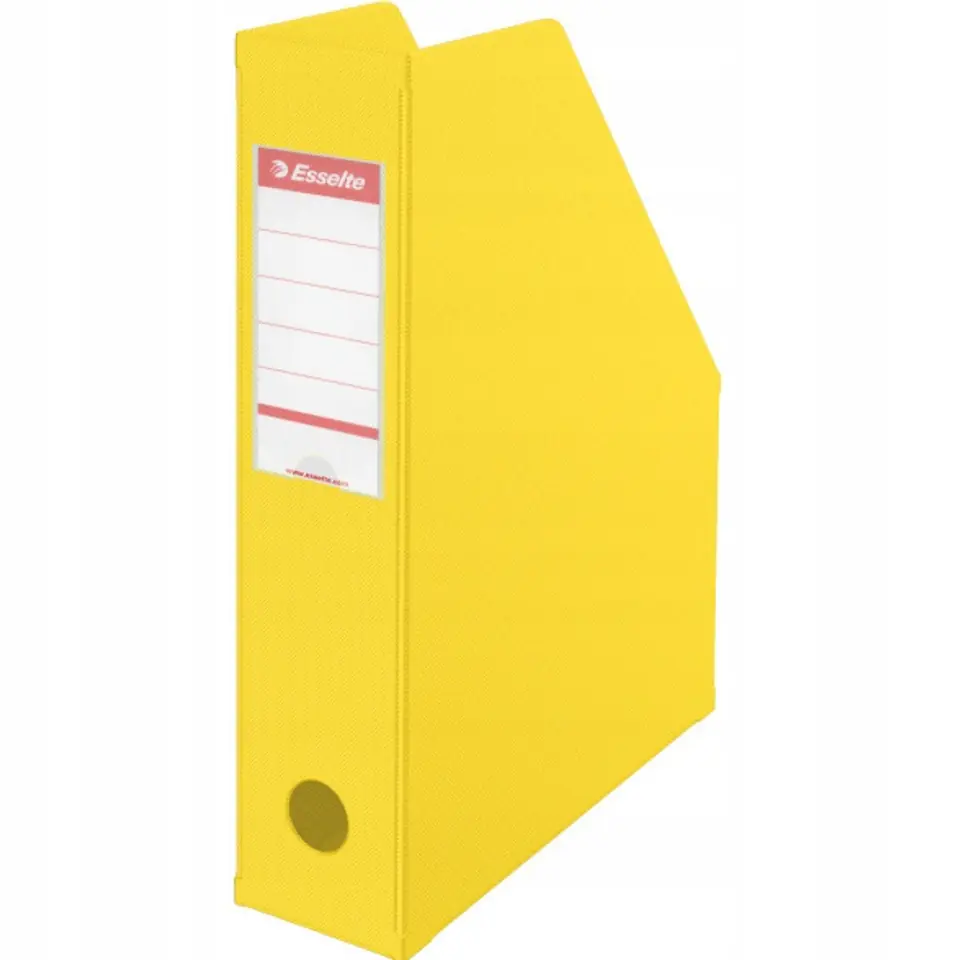Pojemnik składany A4 70mm żółty ESSELTE PVC 56001
