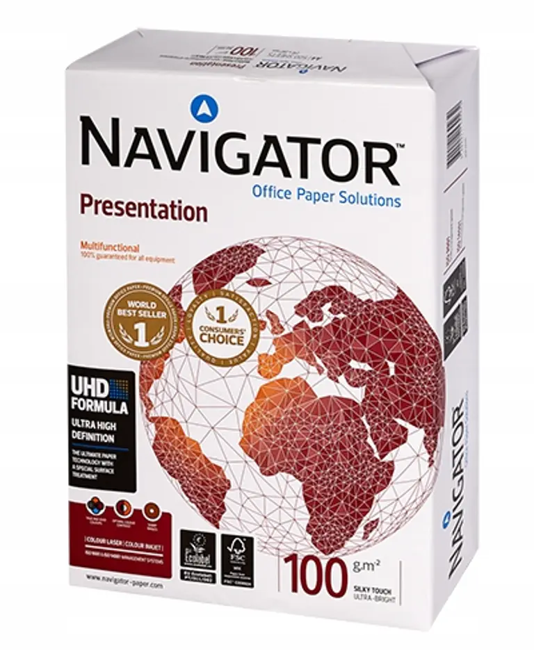 Papier ksero A4 100g NAVIGATOR PRESENTATION 500ark