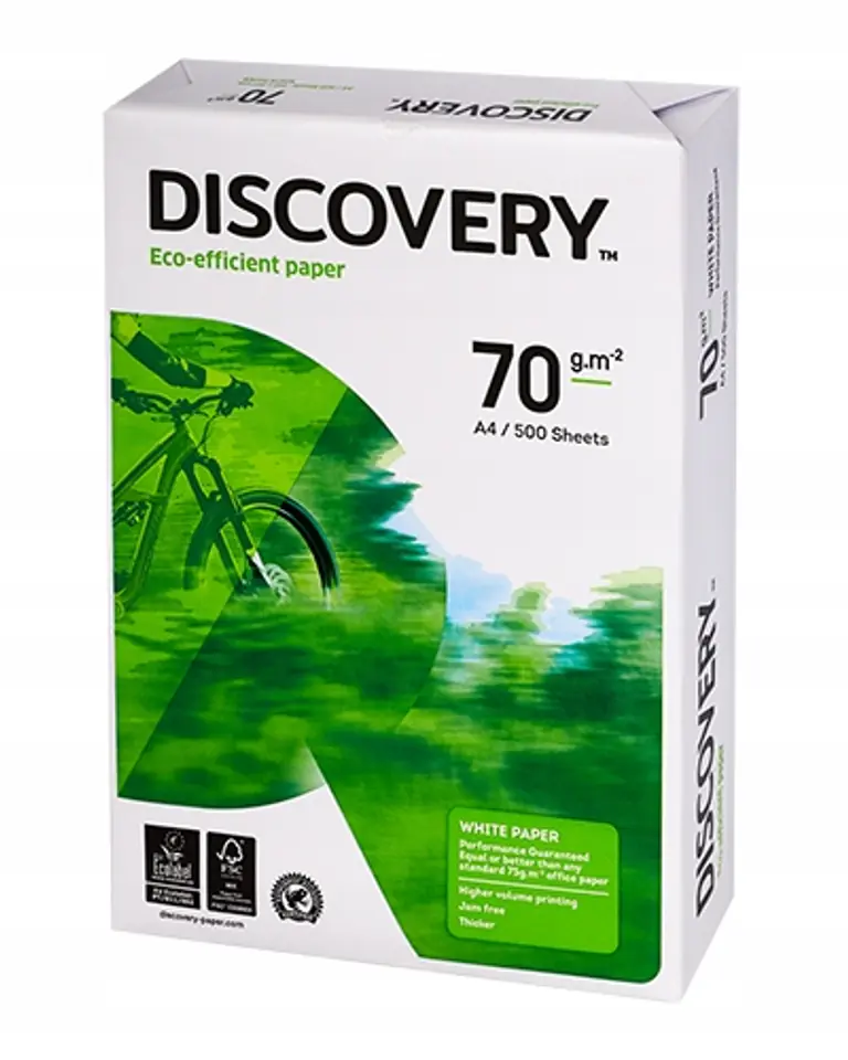 Papier ksero A4 70g DISCOVERY (500ark) 834217A70