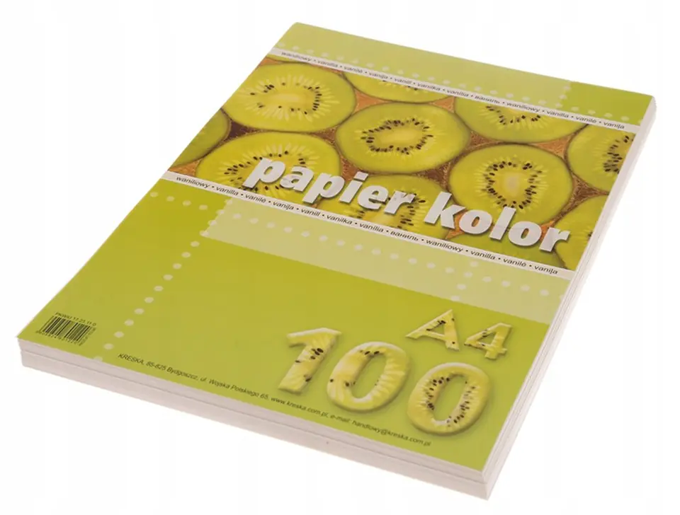 Papier ksero A4 KRESKA waniliowy 100ark