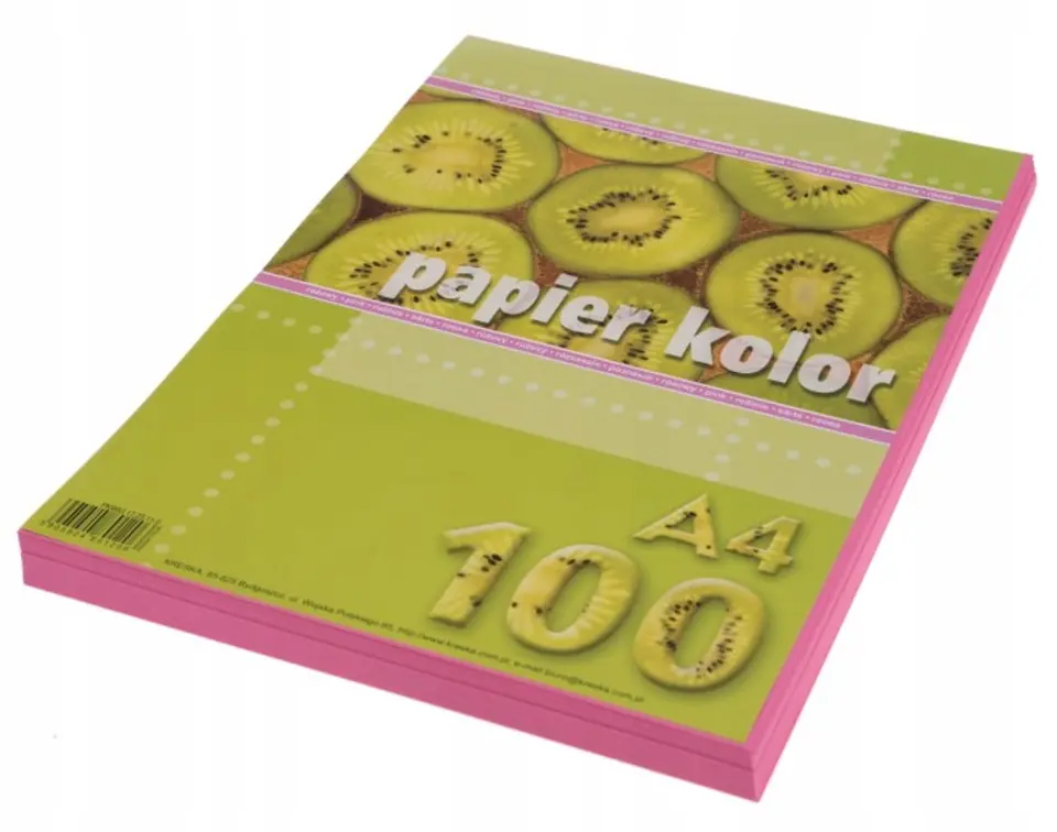 Papier ksero A4 KRESKA różowy 100ark