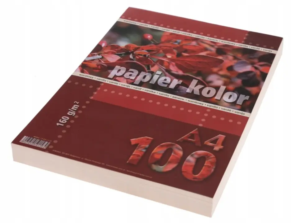 Papier ksero A4 160g KRESKA waniliowy 100ark