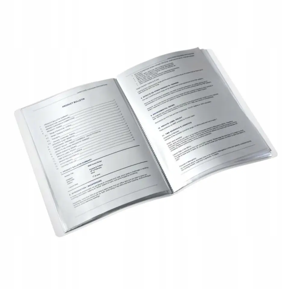 Album ofertowy 20 koszulek PP LEITZ WOW, biały 46310001