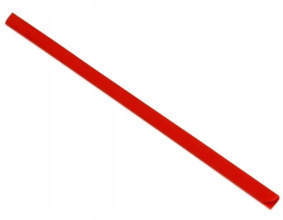 Grzbiet wsuwany NATUNA 6mm (50szt) czerwony