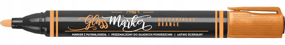 Marker kredowy do szkła RMG-1/pomarańczowy UV GLASS MARKER 463-005 RYSTOR