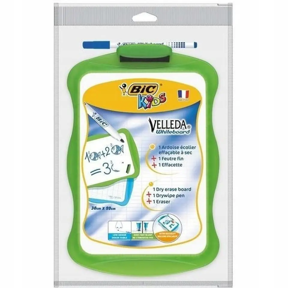 Tablica BIC KIDS VELLEDA 30x20cm dwustronna 841362