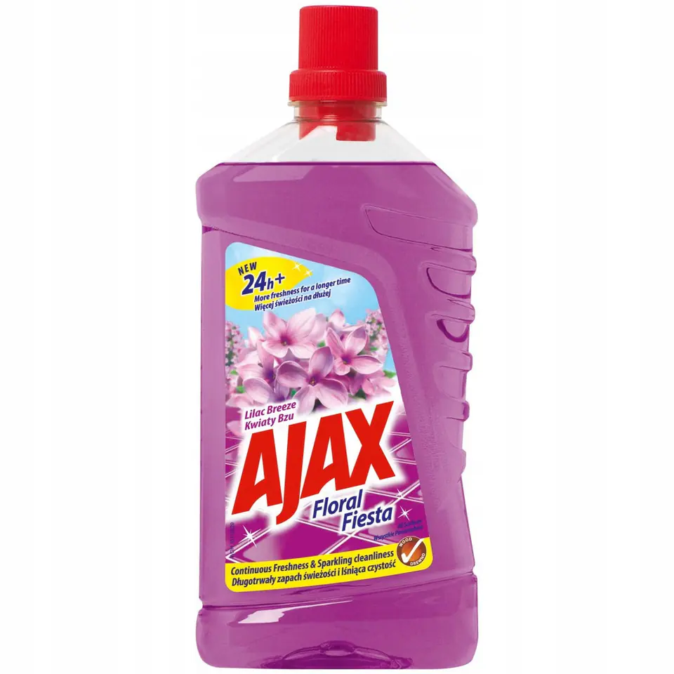 AJAX Płyn 1L do podłóg kwiat bzu fiolet