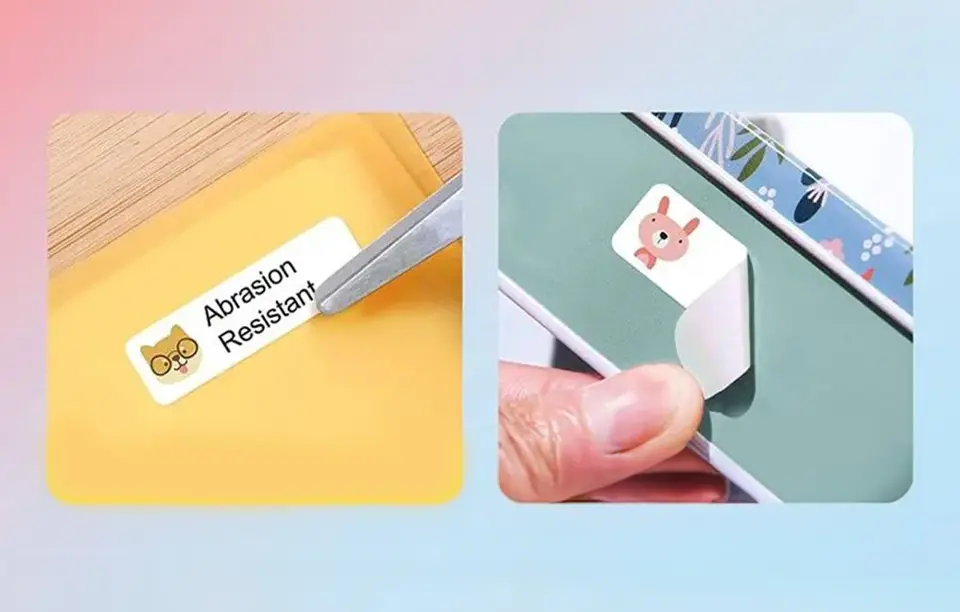 Etykiety Termiczne Niimbot naklejki 12x40 mm, 160 szt