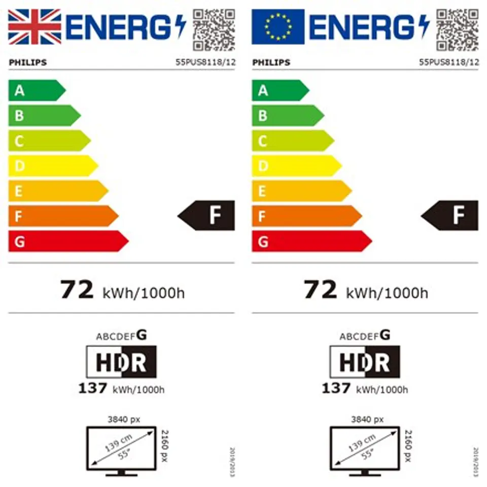 Philips 55PUS8118/12 - 55 inch - 4K LED - 2023 - Europees model