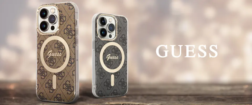 Guess GUHMP15MH4STK iPhone 15 Plus / 14 Plus 6.7" czarny/black hardcase 4G MagSafe