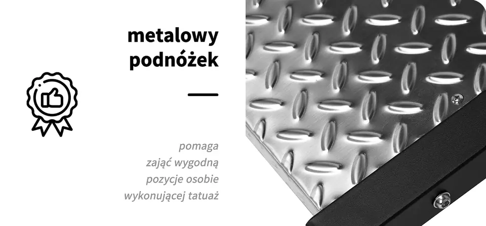 Podłokietnik do tatuażu Pro Ink 720 czarny