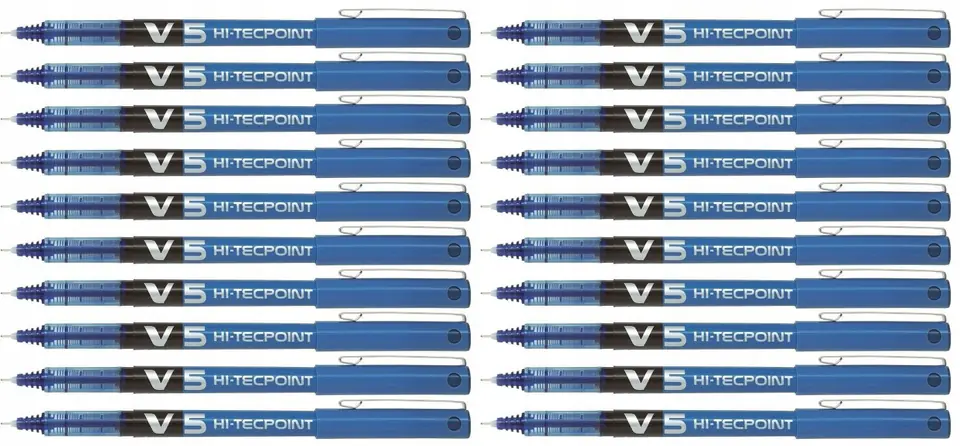 Cienkopis V5 bonus pack 20szt niebieski PIBX-V5-L-BOX