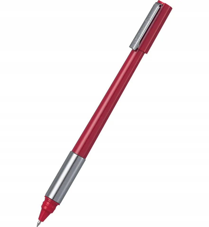 Długopis LINE STYLE BK708 B/czerw. PENTEL