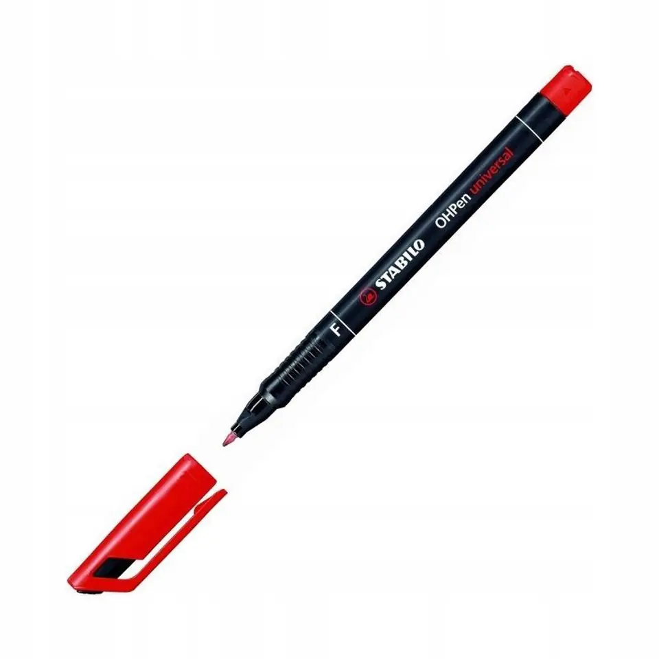 Foliopis STABILO OHPen F niezmywalny 0.7mm czerwony 842/40