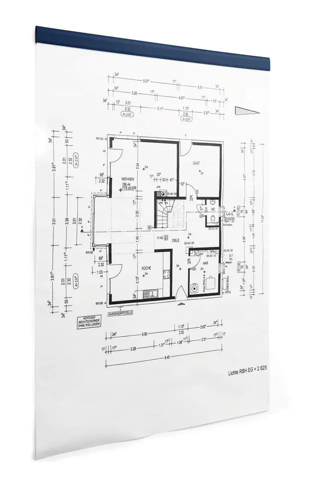 Samoprzylepna listwa magnetyczna granatowa DURAFIX RAIL 297 , szer. 297 mm A4, 470707 DURABLE