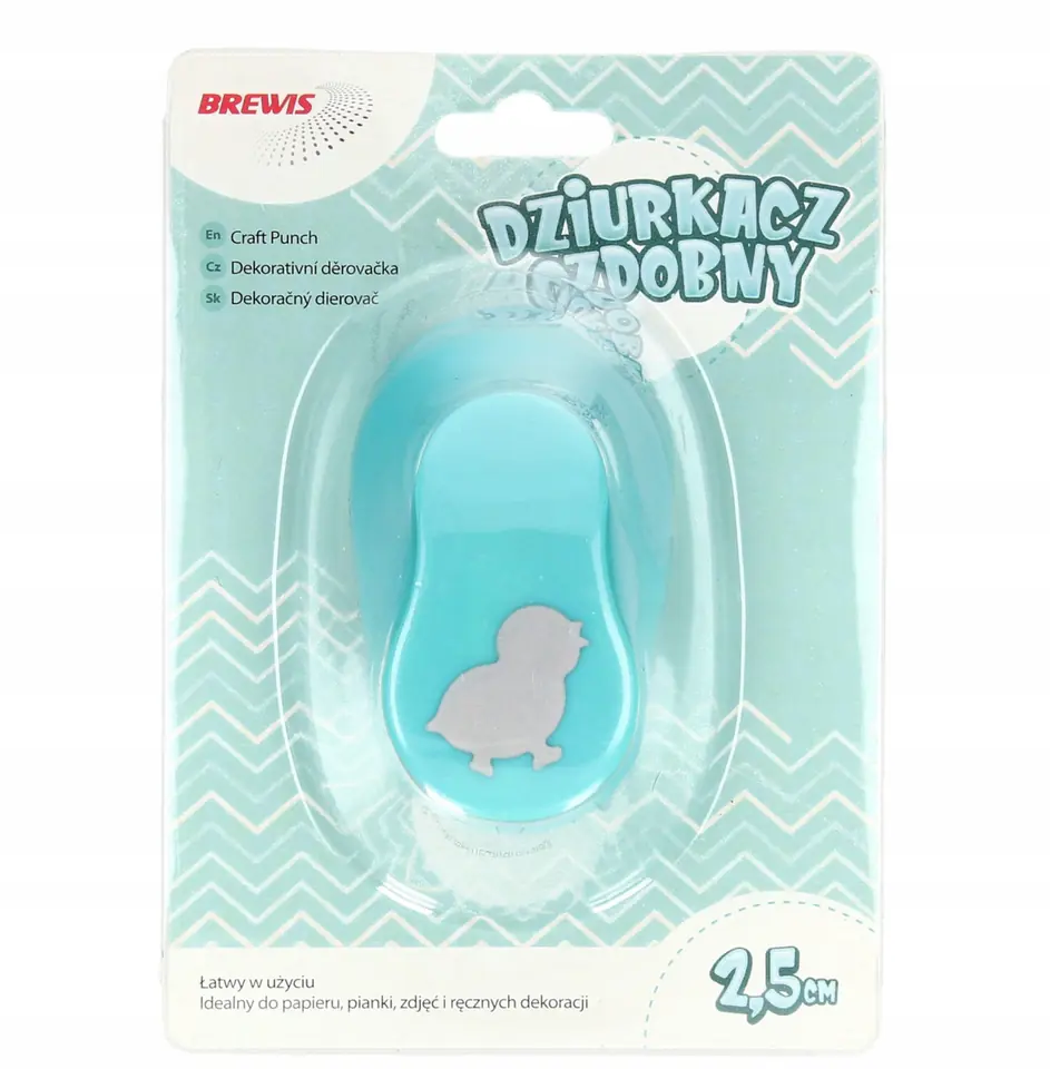 Dziurkacz ozdobny 2,5 cm KURCZAK D25-74 BREWIS