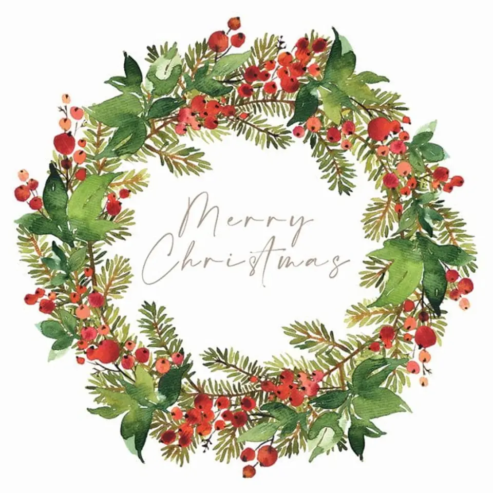 Serwetki świąteczne AHA 33x33cm BN-133