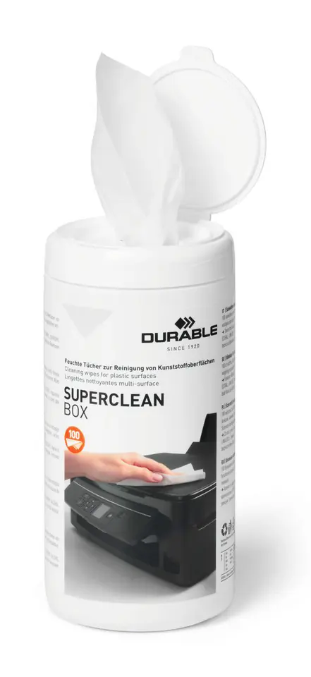 Ściereczki do czyszczenia obudowy SUPERCLEAN box DURABLE 570802