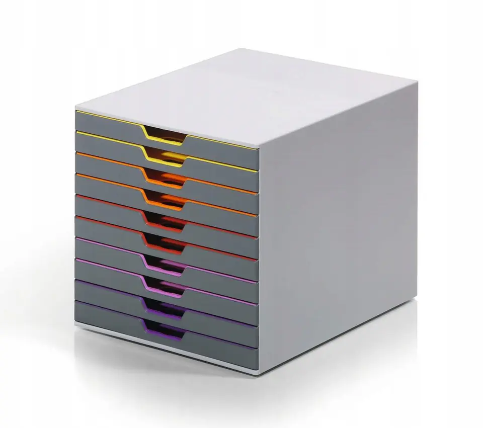 Pojemnik VARICOLOR z 10 kolorowymi szufladkami 761027 DURABLE