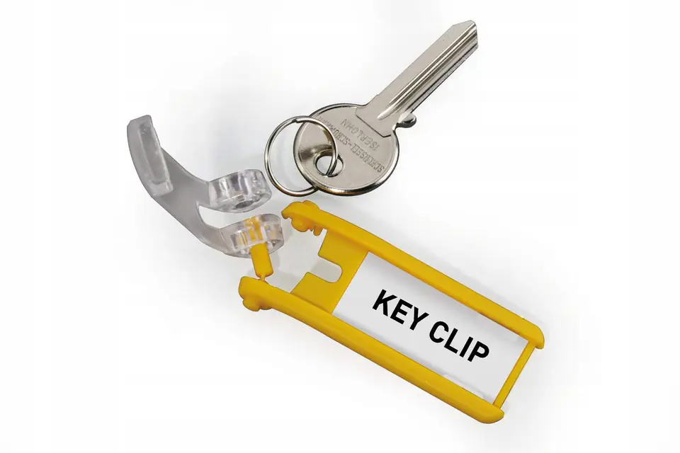 Zawieszki do kluczy (6szt.) czarne 195701 DURABLE KEY CLIP