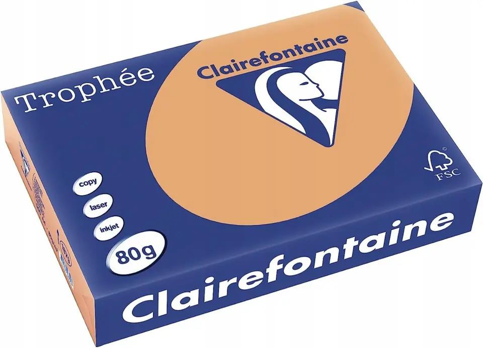 Papier ksero A4 80g TROPHEE brąz wielbłądzi XCA41879 CLAIREFONTAINE