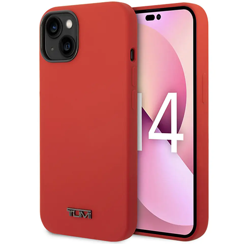 Tumi TUHCP14MSR iPhone 14 Plus / 15 Plus 6,7" czerwony/red hardcase Liquid Silicone