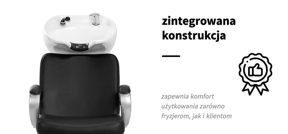 Hair System myjnia fryzjerska ZA31 czarna