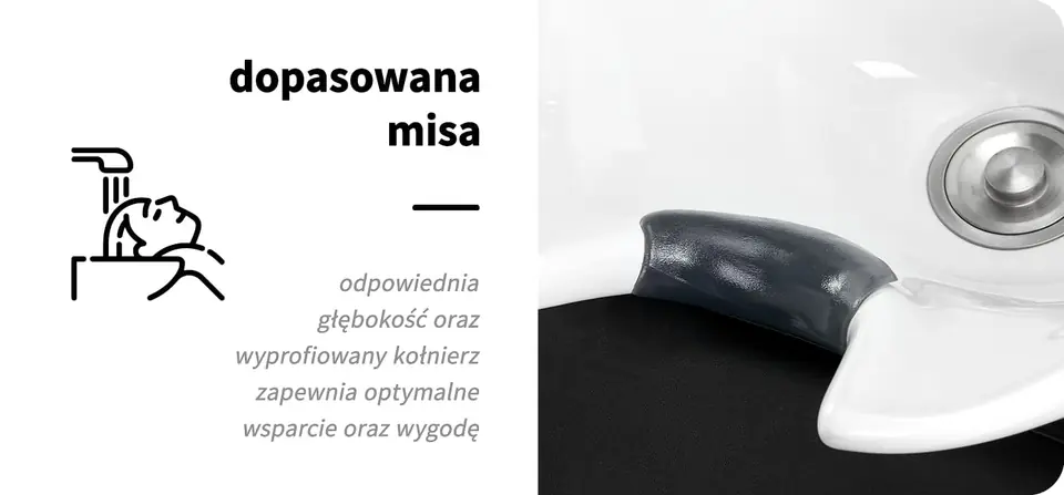 Hair System myjnia fryzjerska ZA31 czarna