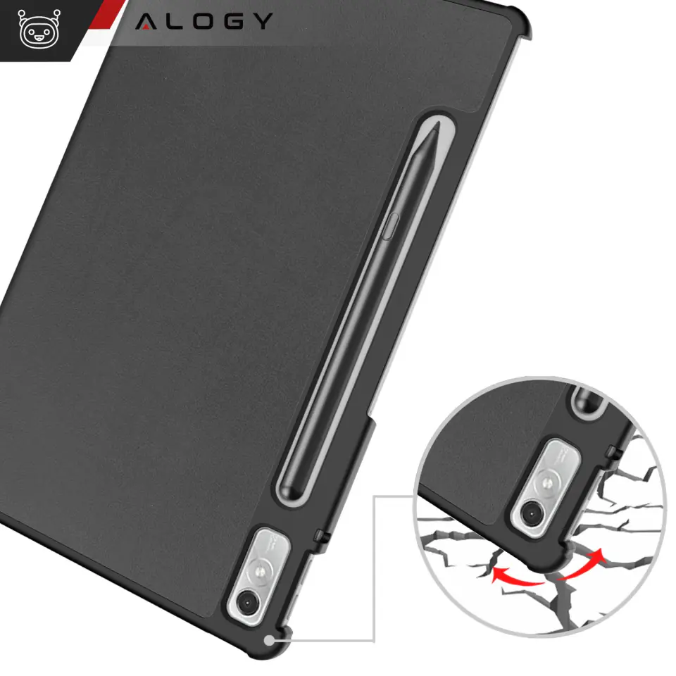 Etui na tablet Lenovo Tab P11 Pro 2 Gen 11.2 TB-132FU TB-132XU obudowa Case Alogy Book Cover Czarne