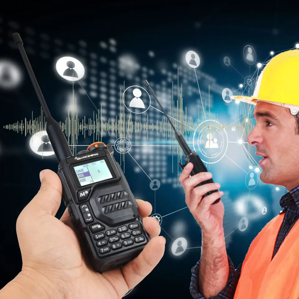 Quansheng UV-K5 5W VHF/UHF airband 50-600MHz FM USB-C