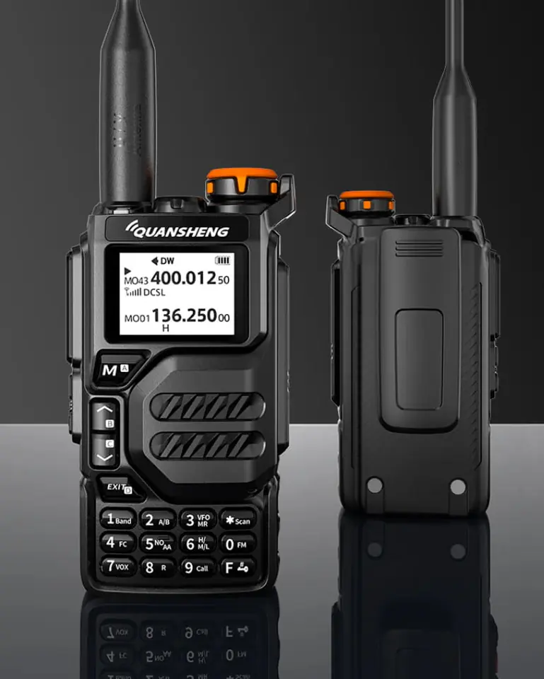 Quansheng UV-K5 5W VHF/UHF airband 50-600MHz FM USB-C