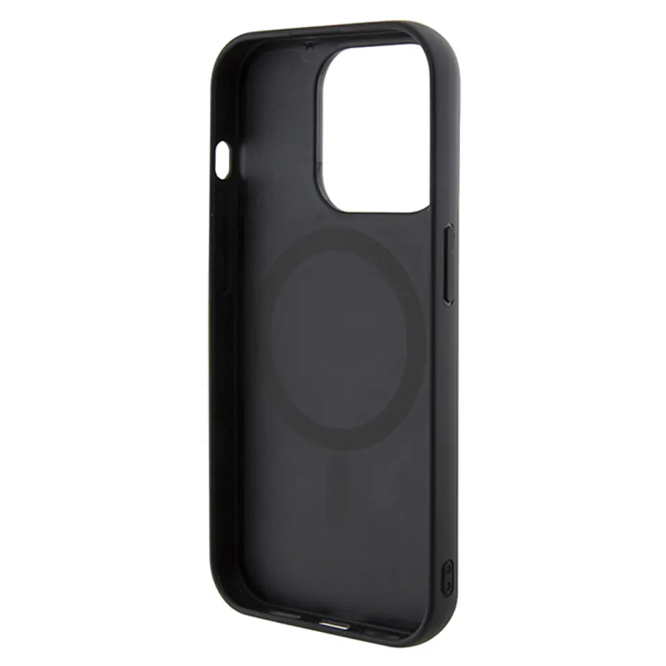 Guess GUHMP15SHGCFSEK iPhone 15 / 14 / 13 6.1" czarny/black hardcase GCube Stripes MagSafe