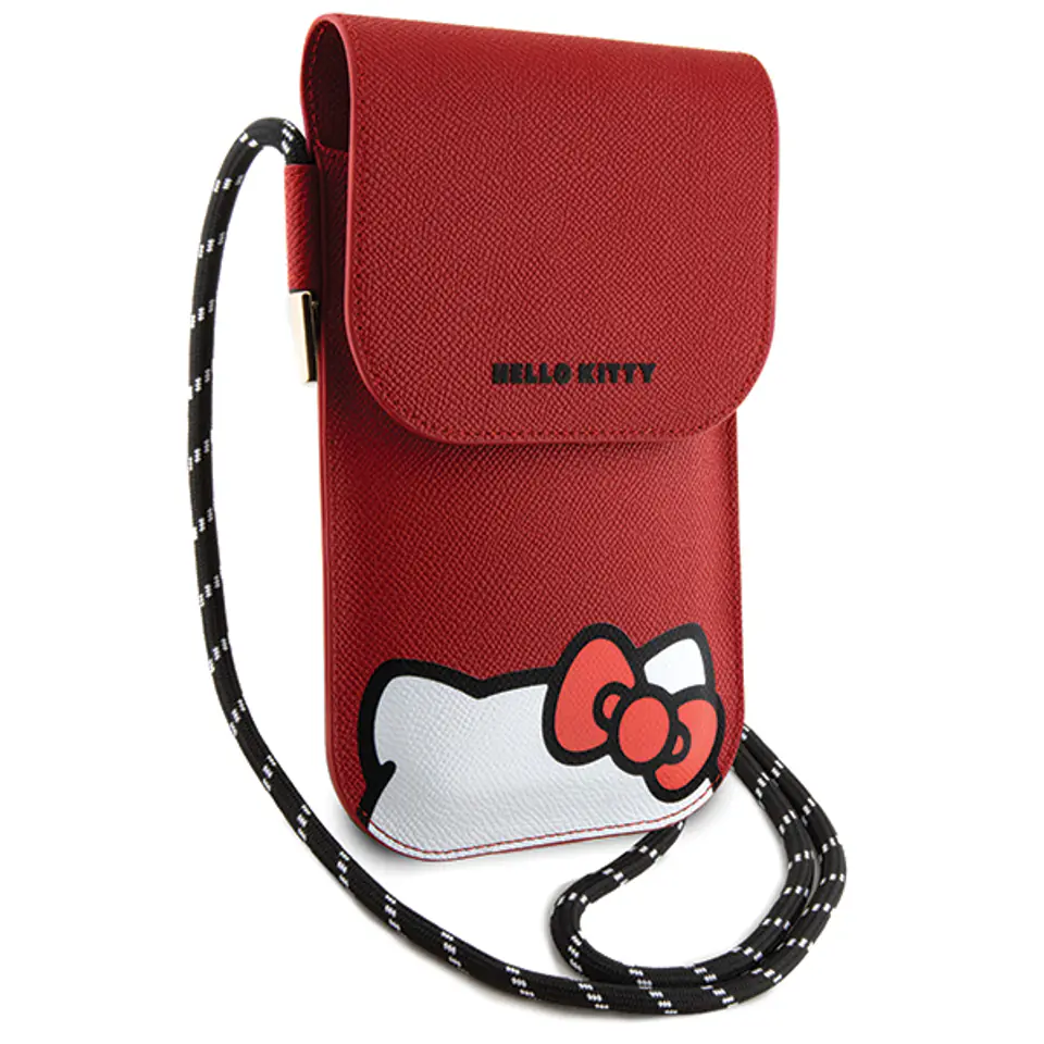 Hello Kitty Torebka HKOWBPSCKER czerwony/red Leather Hiding Kitty Cord