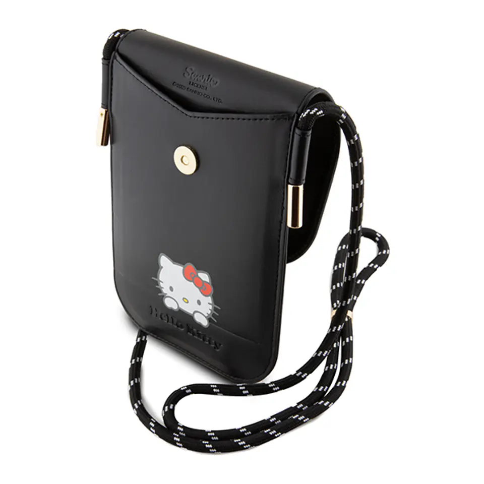 Hello Kitty Torebka HKOWBSKCDKK czarny/black Leather Daydreaming Cord