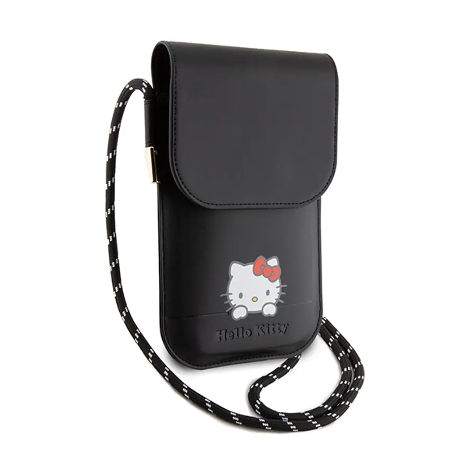 Hello Kitty Torebka HKOWBSKCDKK czarny/black Leather Daydreaming Cord