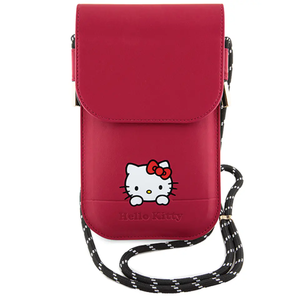 Hello Kitty Torebka HKOWBSKCDKP różowy/pink Leather Daydreaming Cord