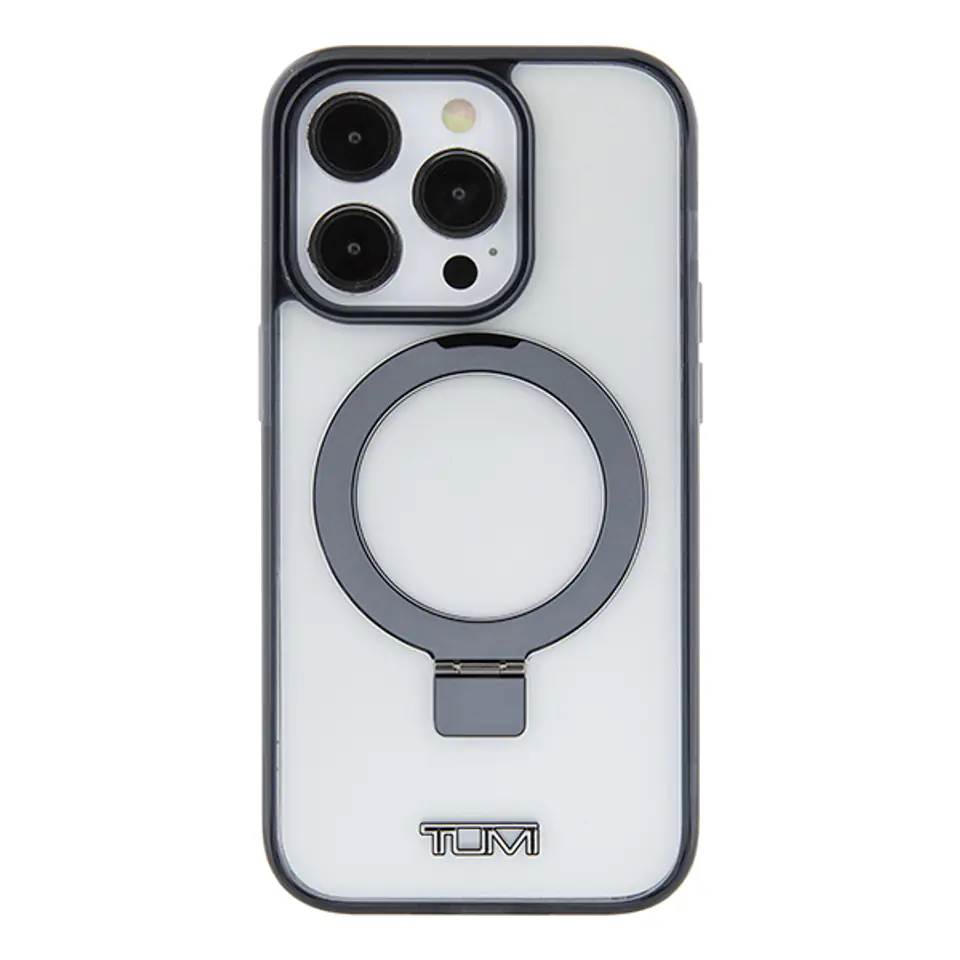 Tumi TUHMP15LSSFC iPhone 15 Pro 6.1" biały/white hardcase Transparent Ring Stand Magsafe