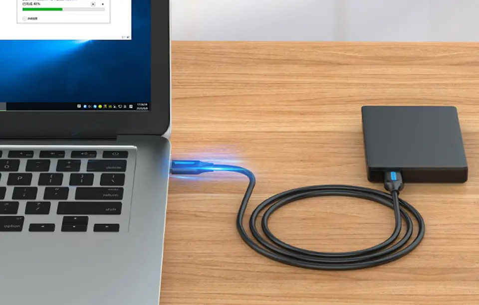Kabel USB 2.0 Vention COJBI 2A 3m Czarny PVC