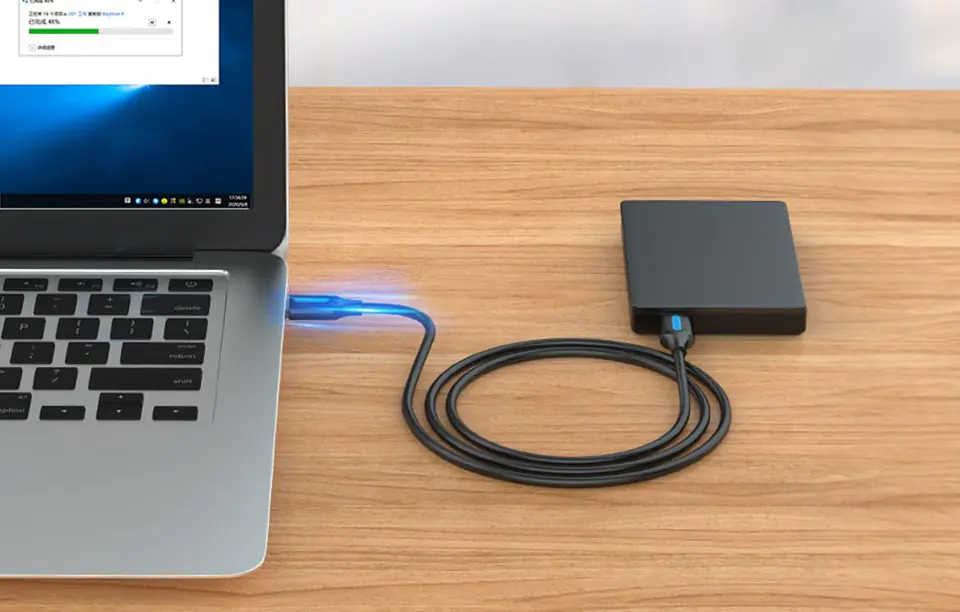 Kabel USB 3.0 Vention CONBH 2A 2m czarny PVC