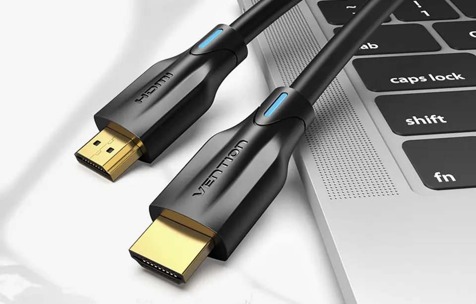 Kabel HDMI 2.1 Vention AANBF, 1m, 8K 60Hz/ 4K 120Hz (czarny)