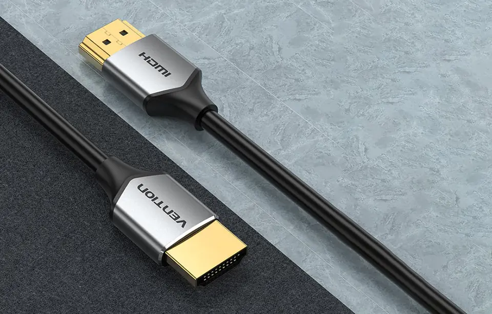 Ultra cienki kabel HDMI Vention ALEHF 1m 4K 60Hz (Szary)