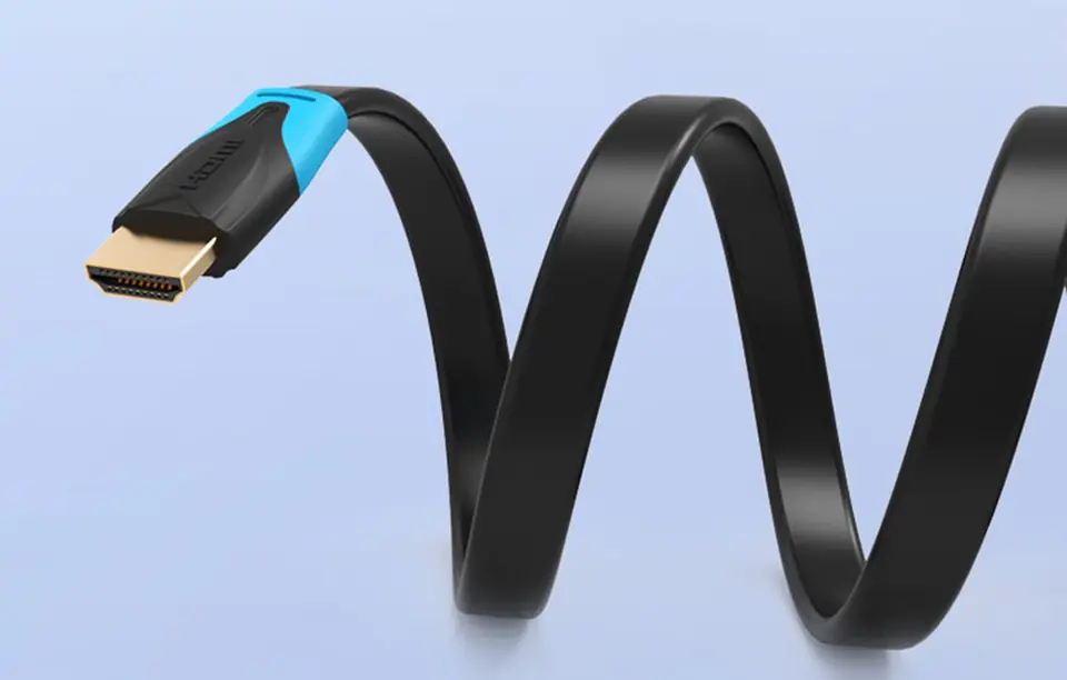 Płaski kabel HDMI Vention VAA-B02-L500 5m 4K 60Hz (Czarny)